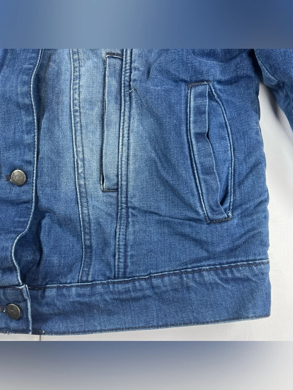 Bull-It Covec Womens Denim Tracker SR6 Jacket Sherpa Collar Padded Size XXL